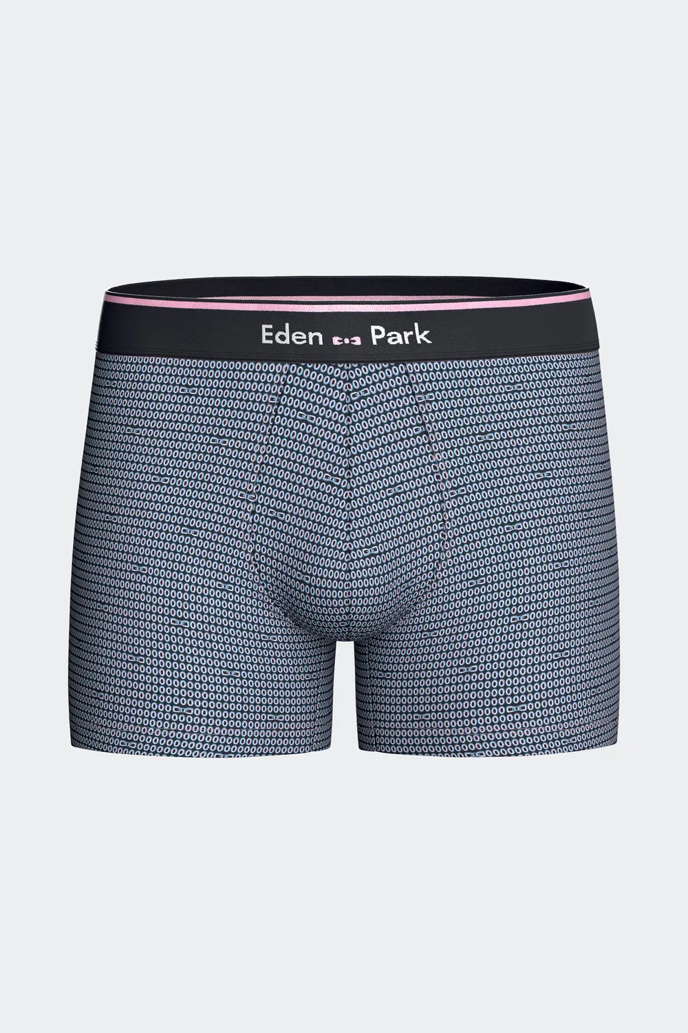 Eden Park lot 2 boxers coton stretch homme bleu imprimé