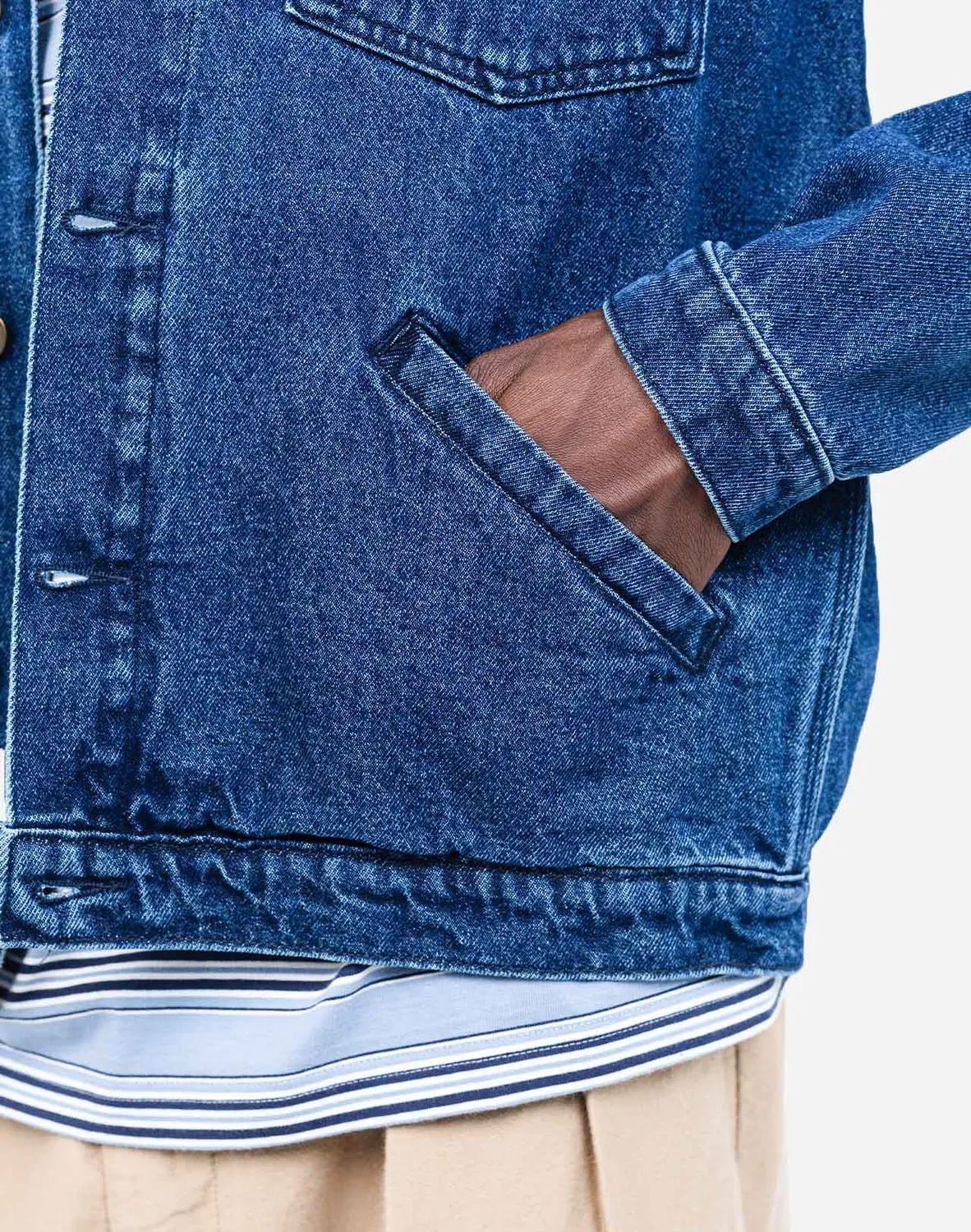 Olow Hekinan Market veste jean bleu coton bio