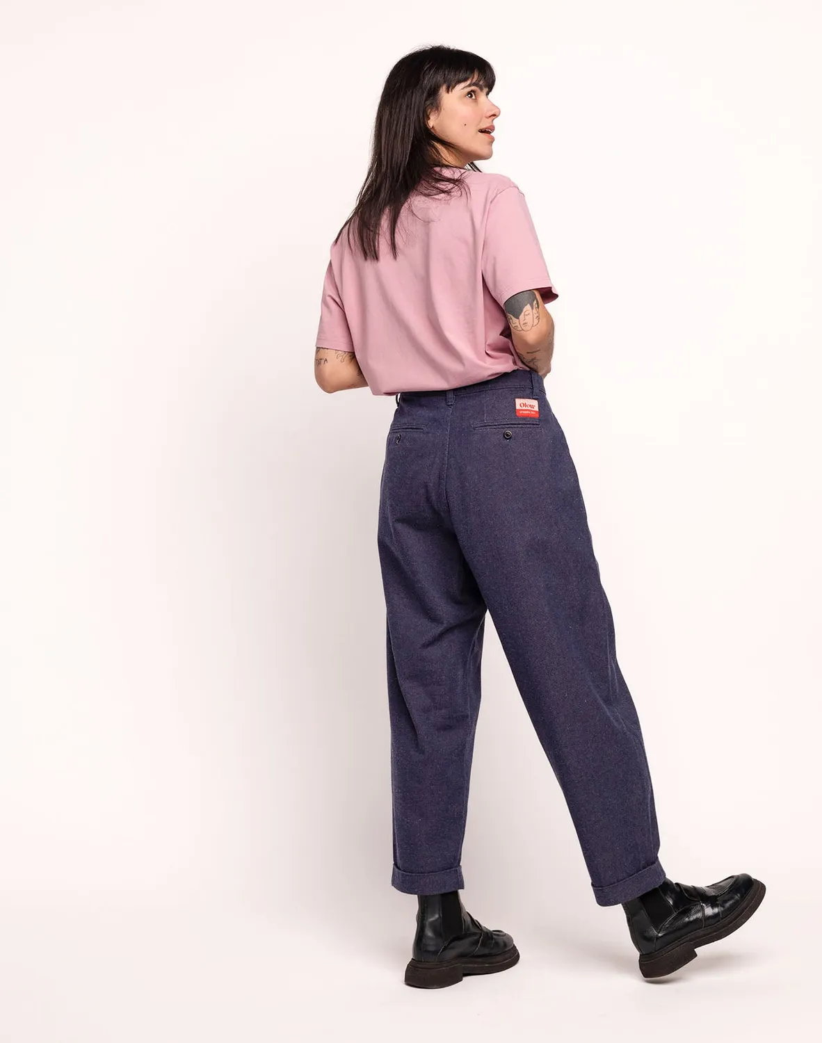OLOW Sembo Pantalon homme denim bleu recyclé