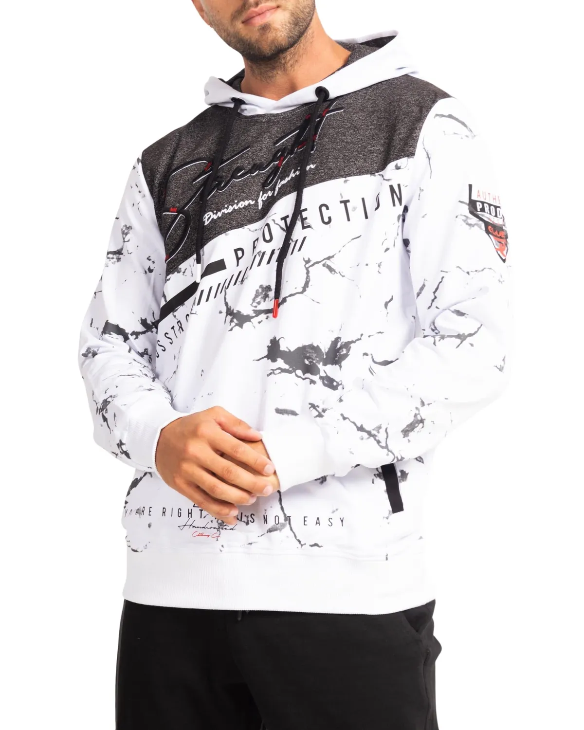 Subliminal Mode BX2628 sweat capuche homme XL bicolore
