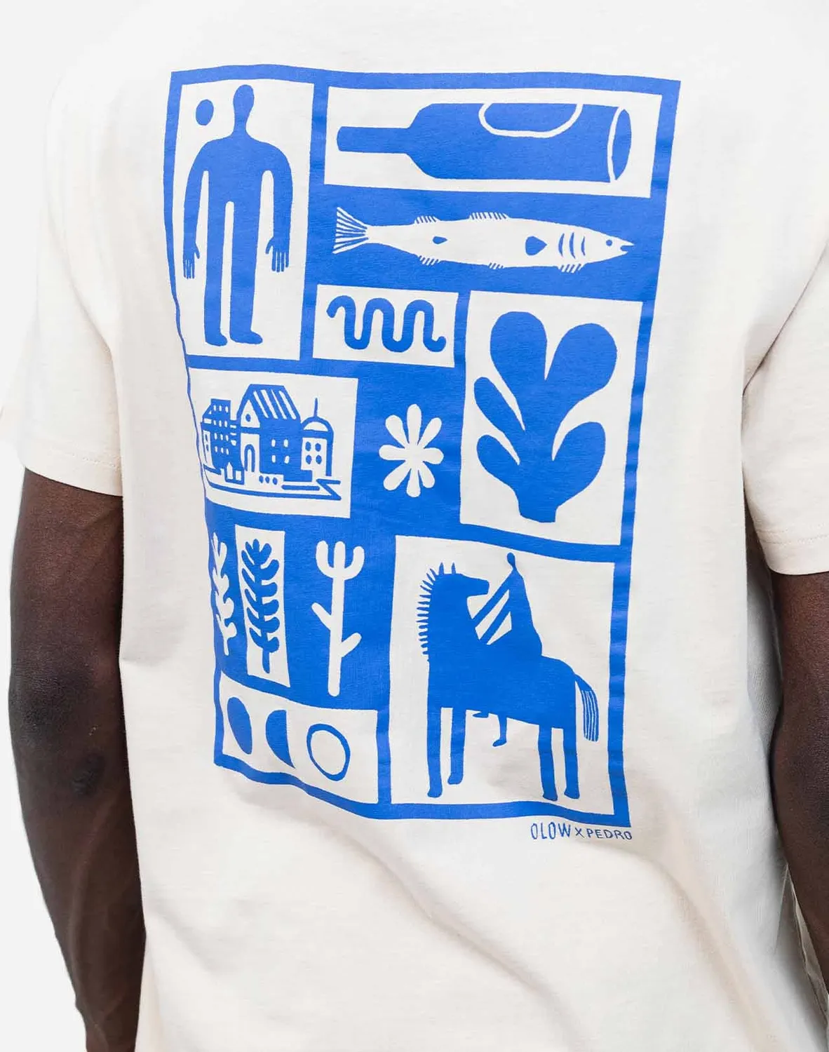OLOW Essentials t-shirt homme crème coton bio
