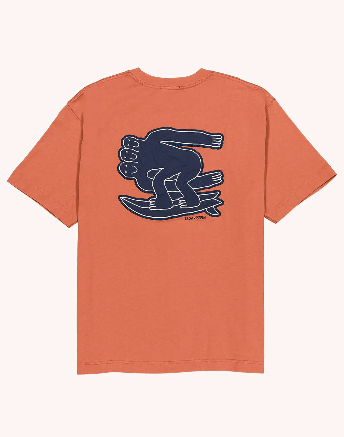 OLOW Point Break t-shirt homme mandarine coton bio