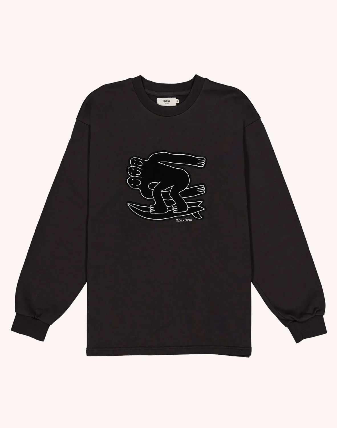 OLOW Point Break sweat noir carbone 430g