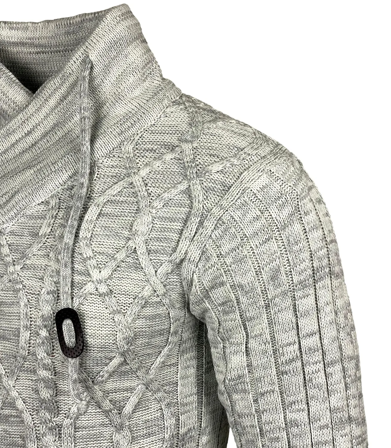 Subliminal Mode BX292 pull homme col montant gris foncé