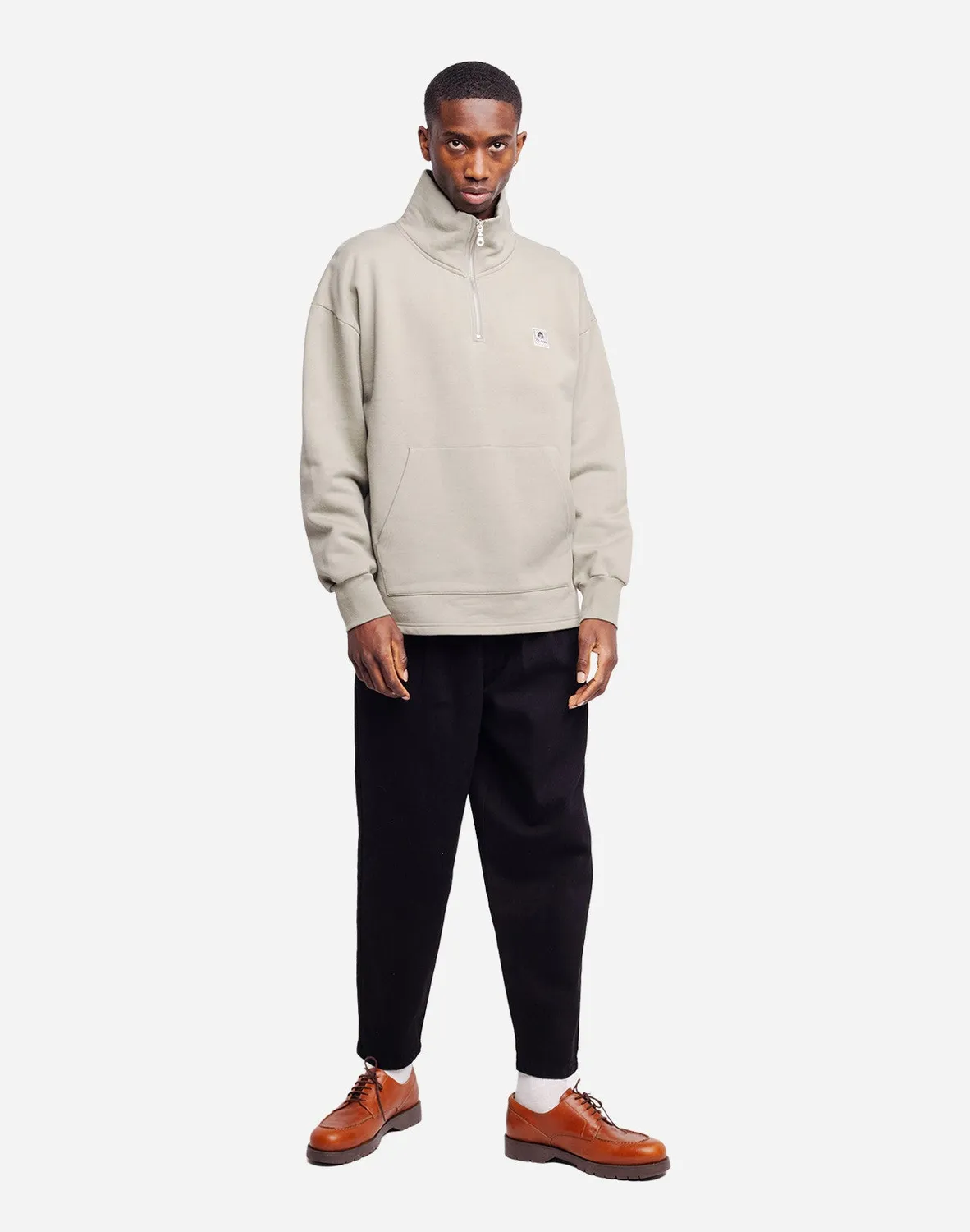 OLOW Bernex sweat homme argile coupe droite