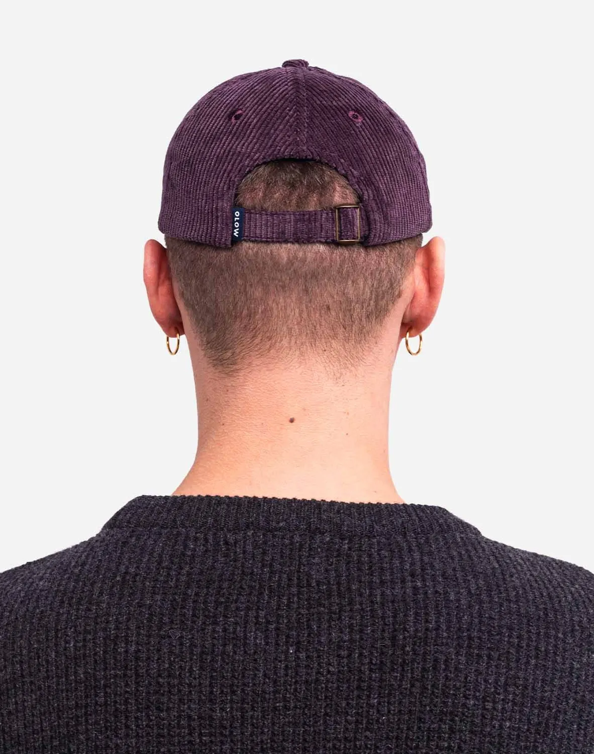 OLOW Stanton casquette six panels velours prune