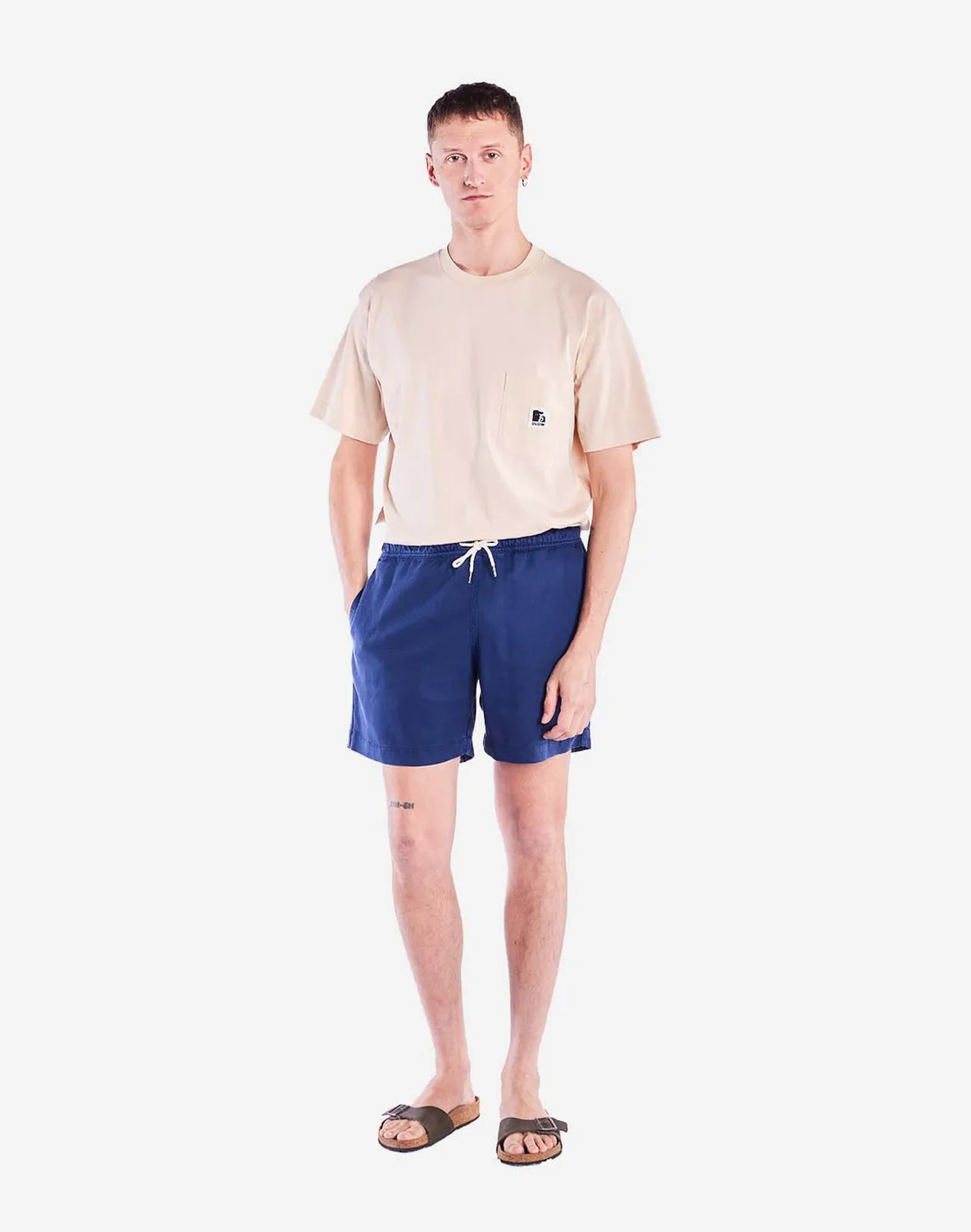 OLOW Bodhi short bleu outremer tencel ample