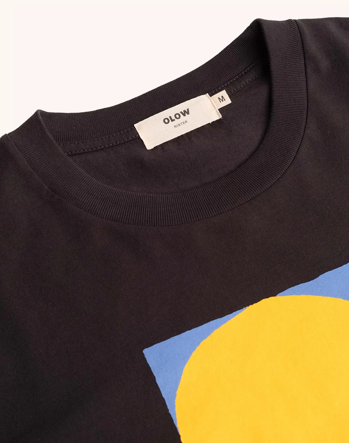 OLOW Zenith t-shirt noir carbone coton bio