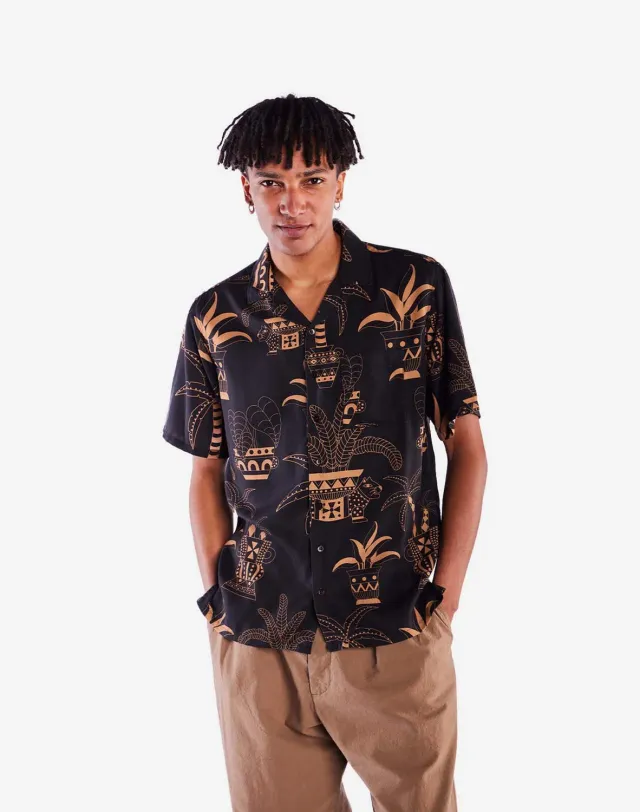 OLOW Aloha Ceramic Pots chemise bicolore en tencel