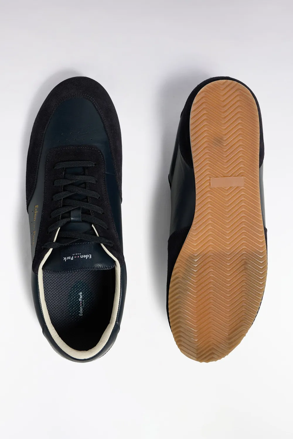 Eden Park Club Evolution H26CHSTE0001 baskets marine cuir