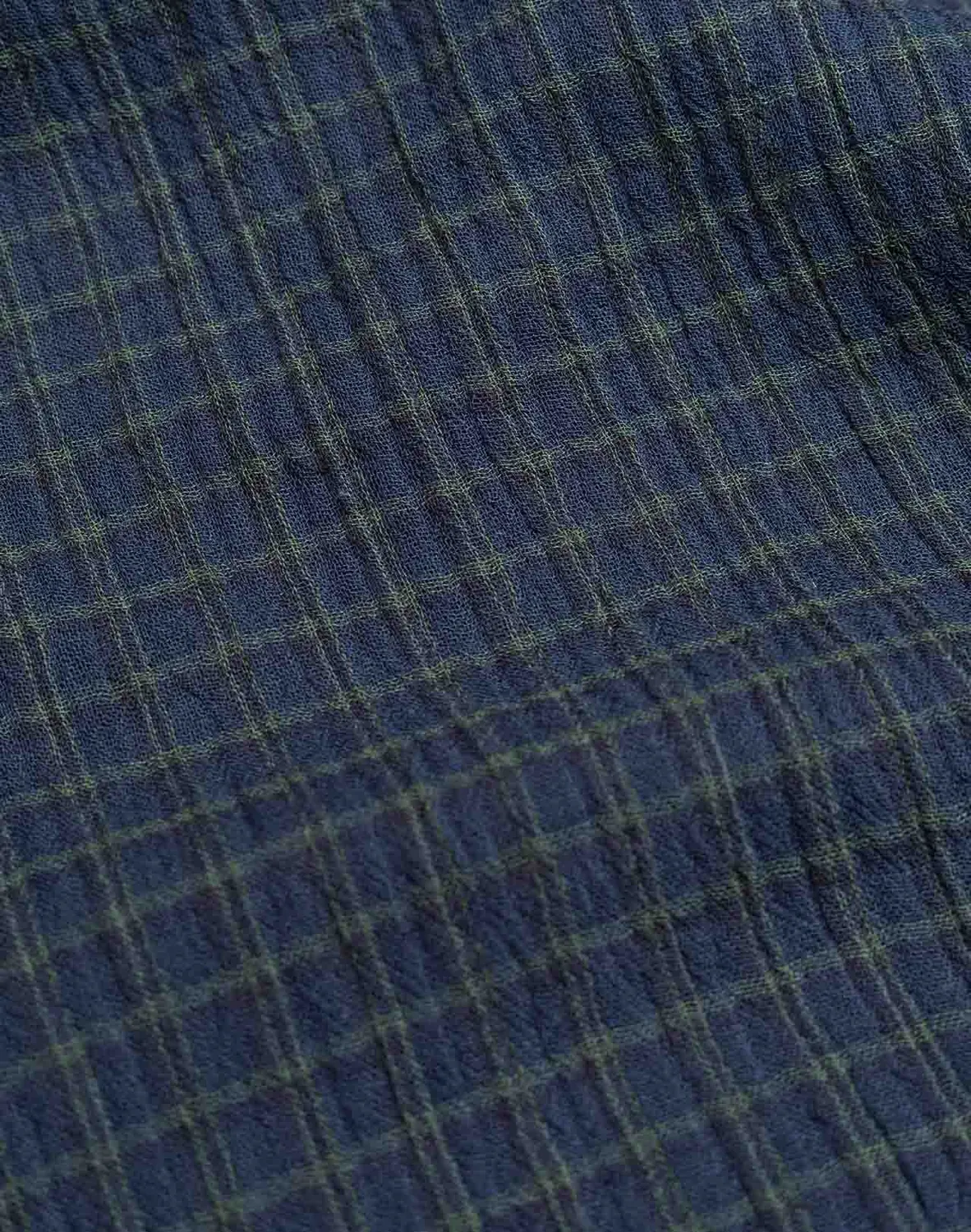 Olow Decré Brackley chemise bleu marine gaze