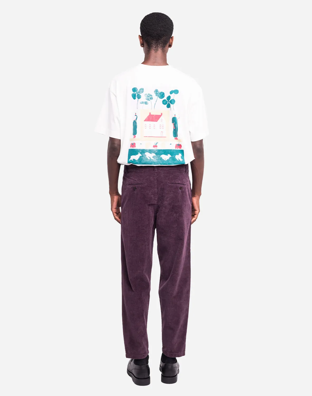 OLOW Swing pantalon plum velours de coton