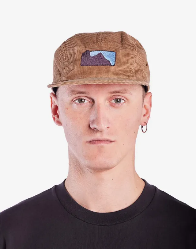 Olow Fell casquette taupe velours coton