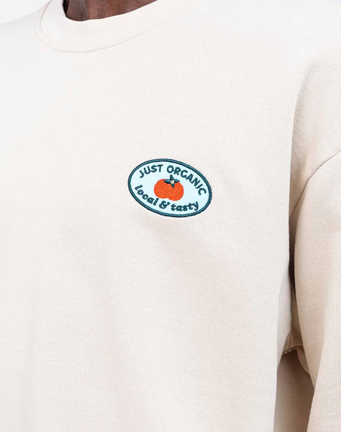OLOW Lunch Time sweat crème coton bio