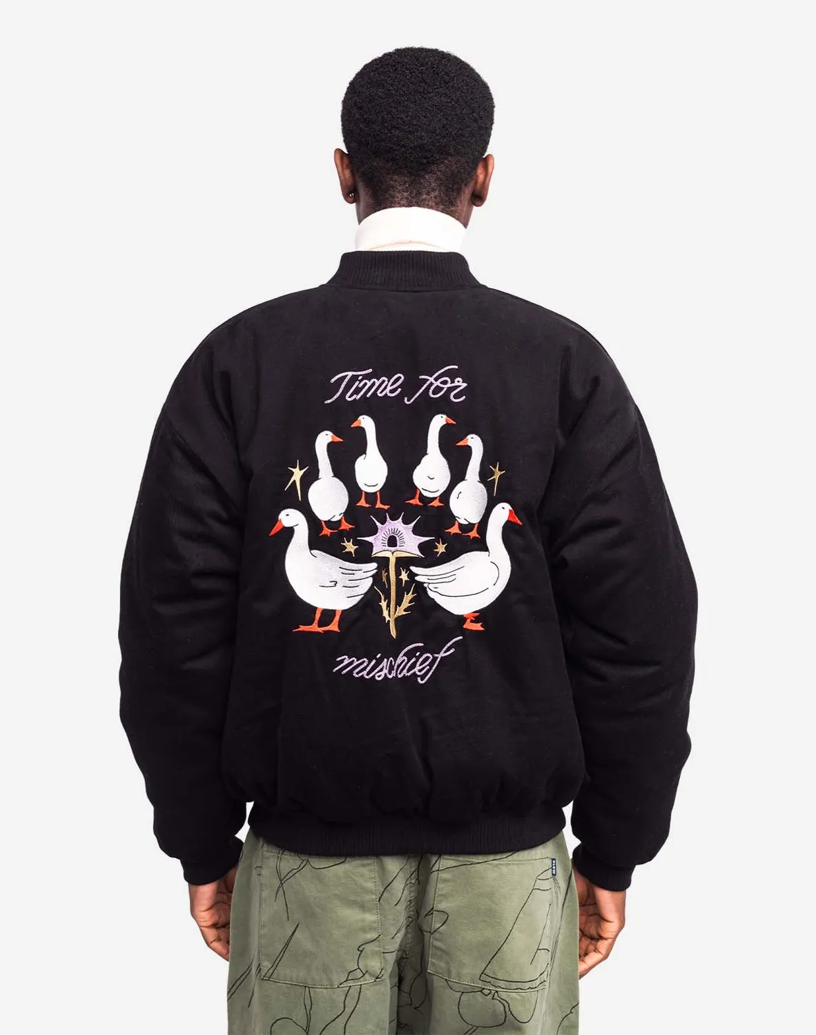 OLOW Mischief blouson noir coton bio