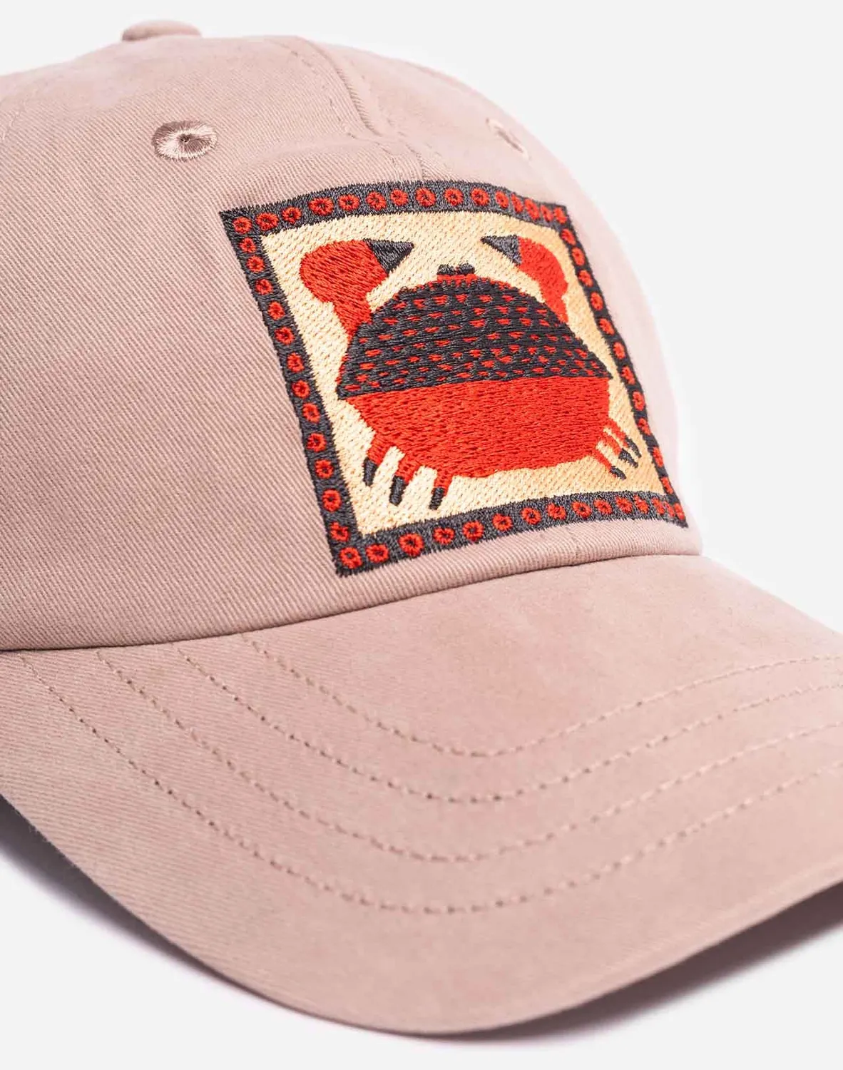 OLOW Tourteau casquette six panel beige coton
