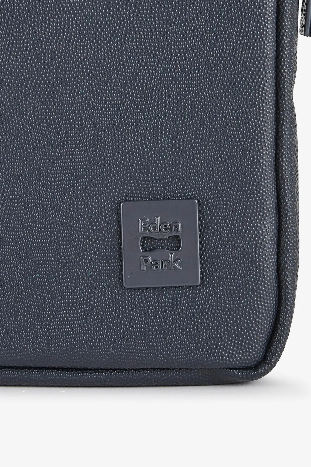 Eden Park pochette homme bleu foncé iPad rembourrée
