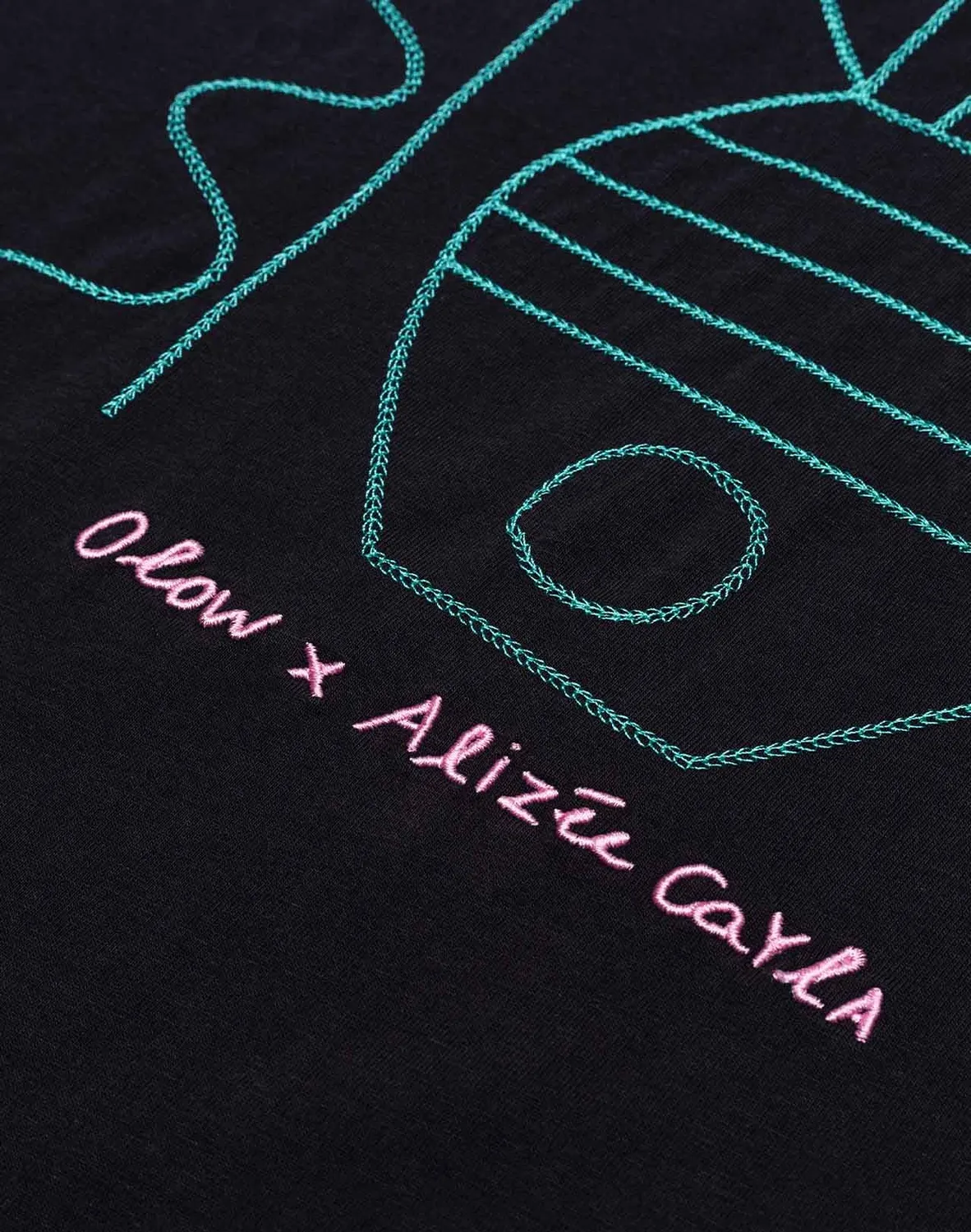 OLOW Méridional t-shirt ample noir carbone coton bio