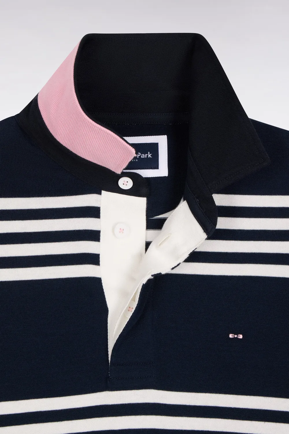 Eden Park Tricolore H26MAIML0008 maillot rugby marine