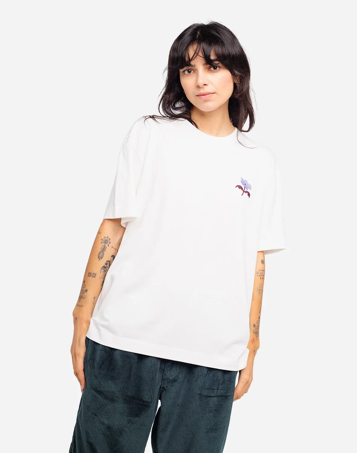 OLOW Friends t-shirt ample écru coton bio