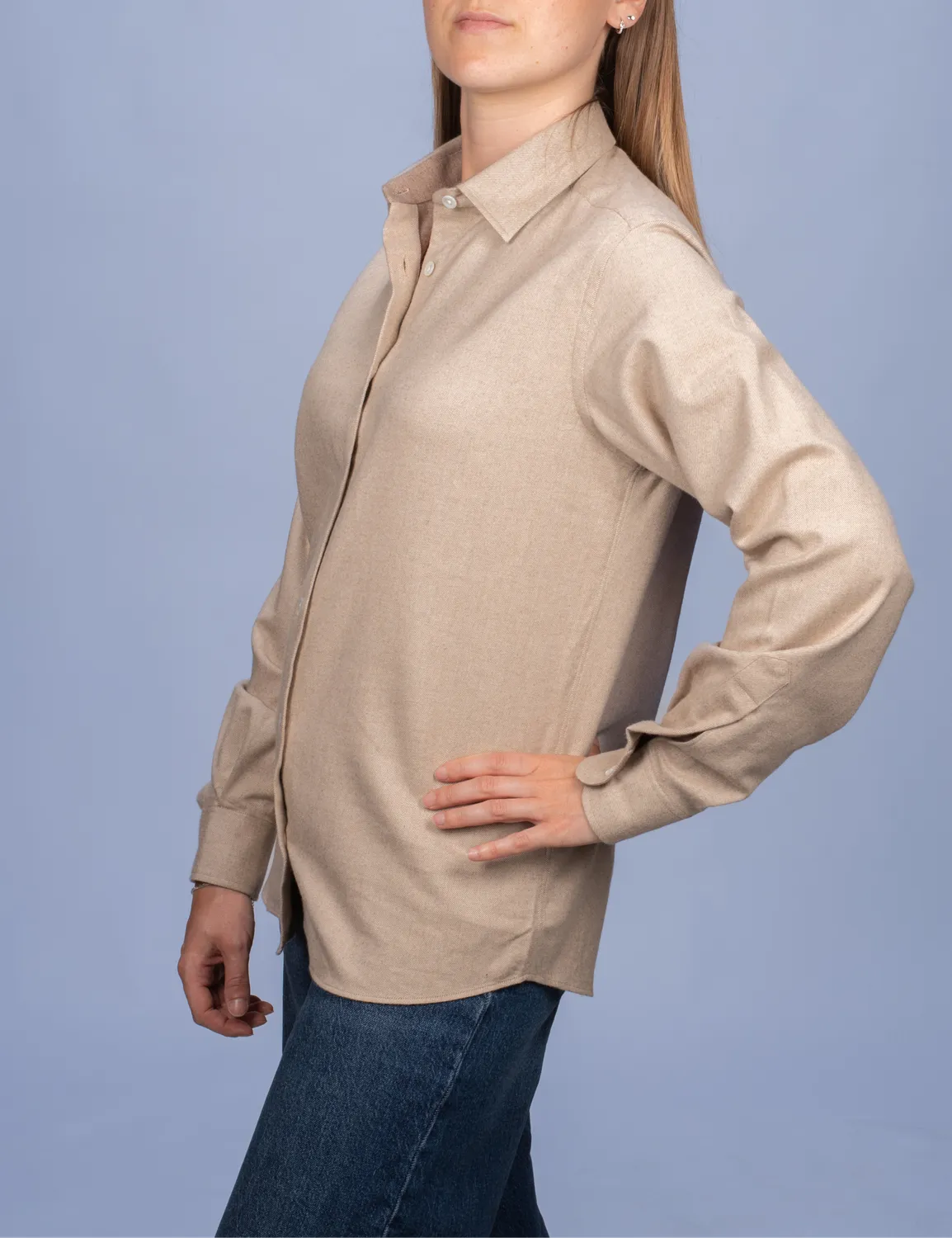 La Chemise Française Flanelle Sable chemisier femme chaude