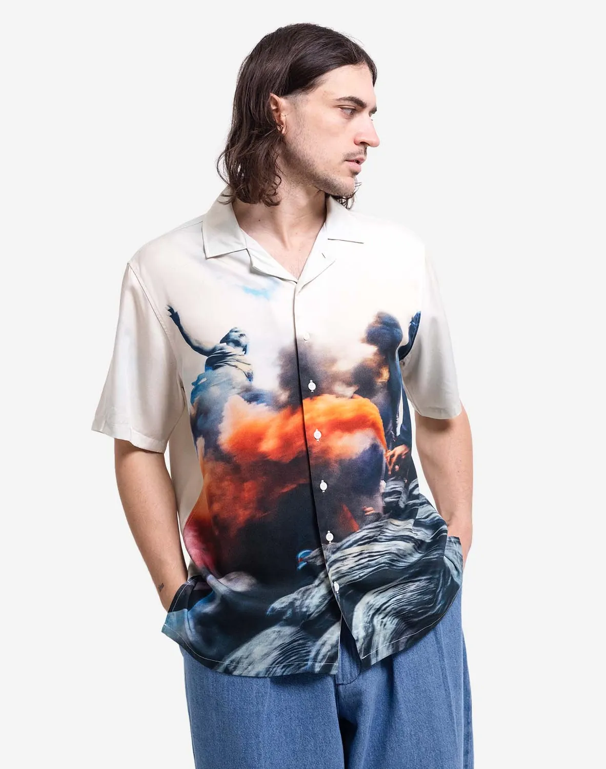 OLOW Aloha Riot chemisette écrue Tencel