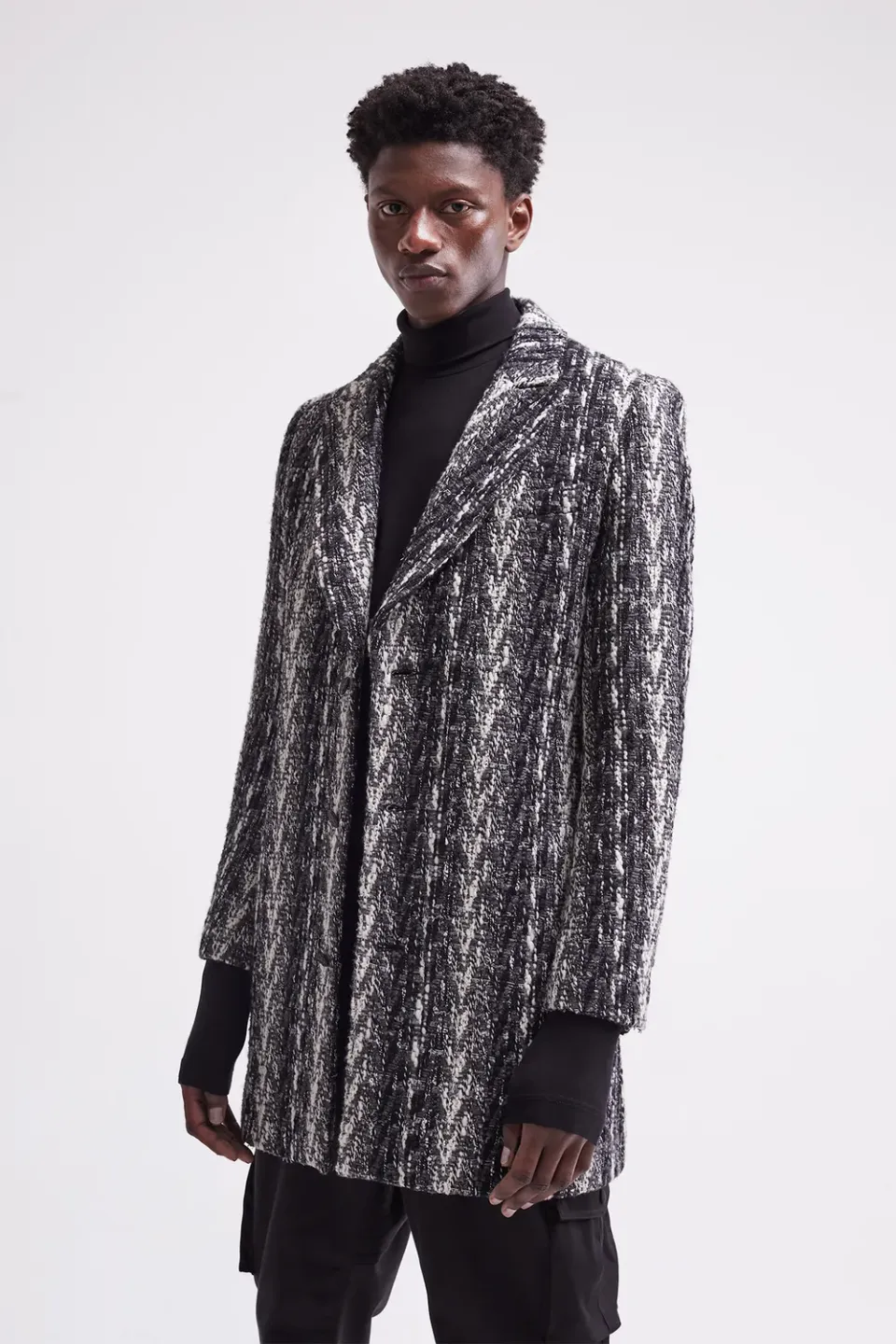 French Deal French Coat manteau homme laine