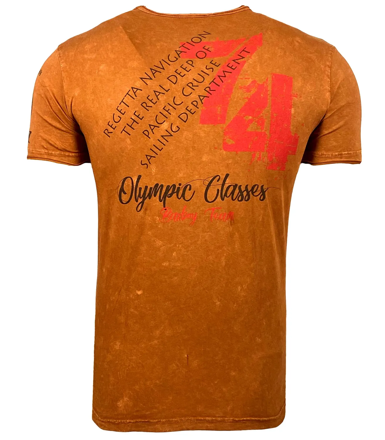 Subliminal Mode BX119 t-shirt homme délavé gris foncé