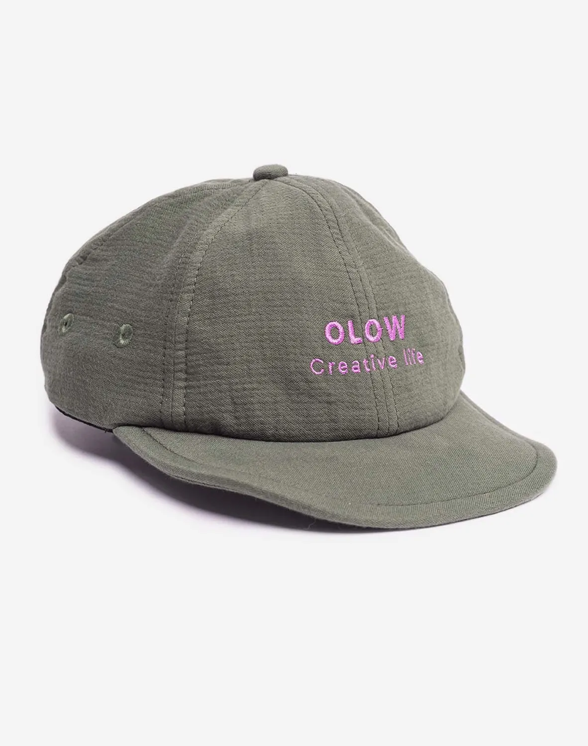 OLOW Creative Life casquette kaki coton