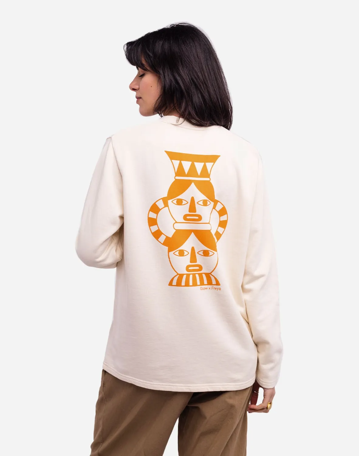 OLOW Duality sweat ivoire coton bio