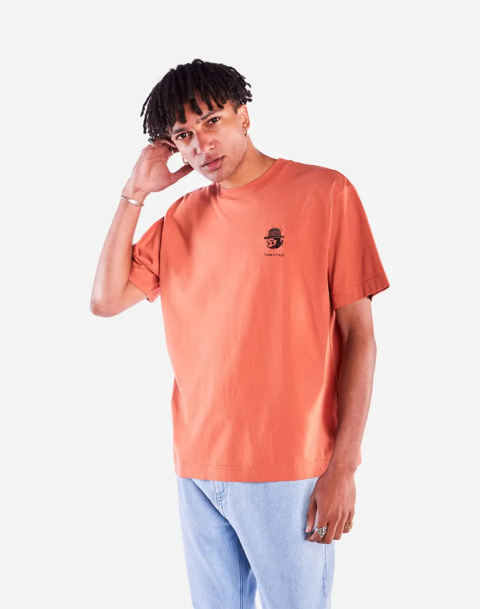 OLOW Sabanero t-shirt col mandarin loose