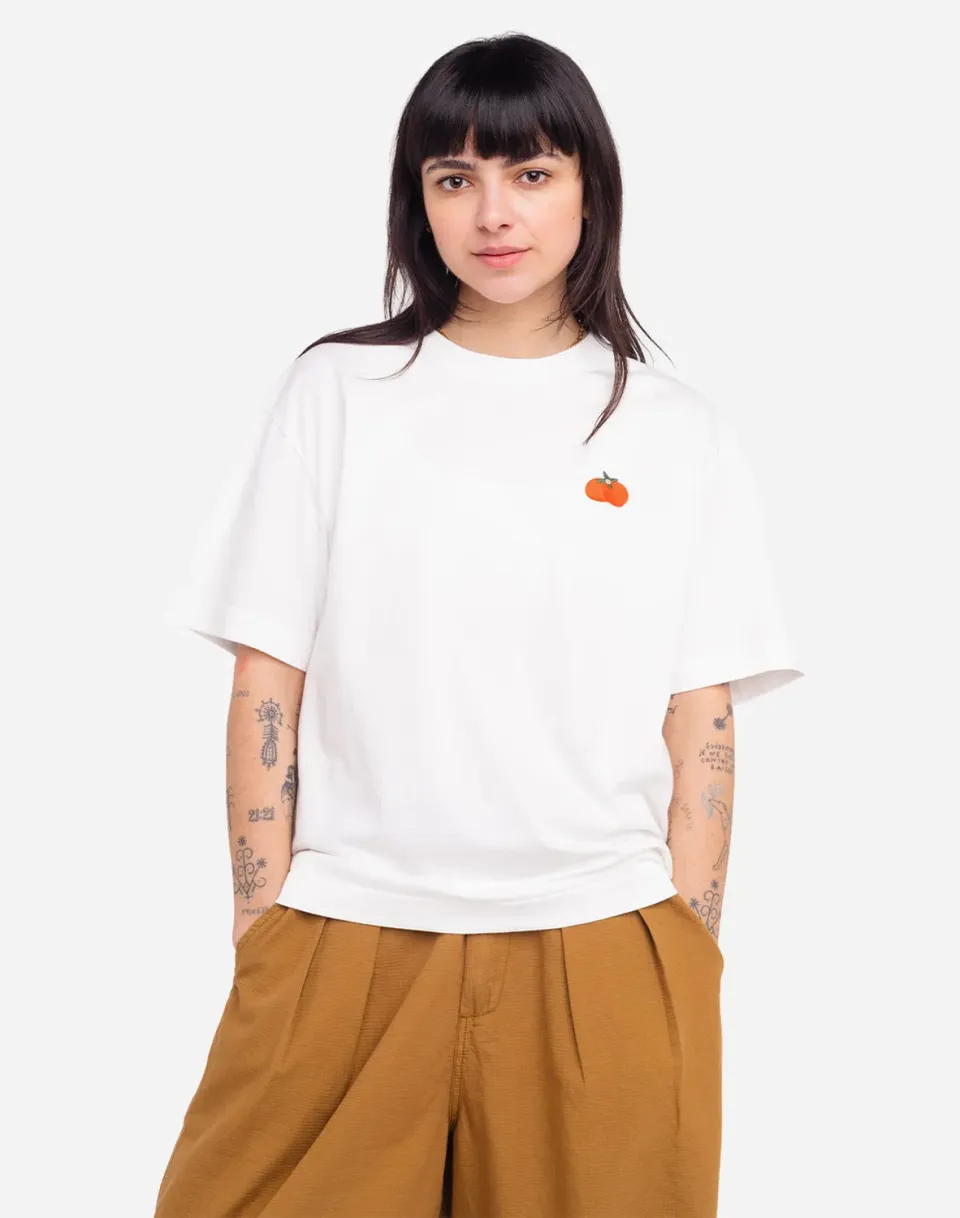 OLOW Harvest t-shirt écru coupe loose coton bio