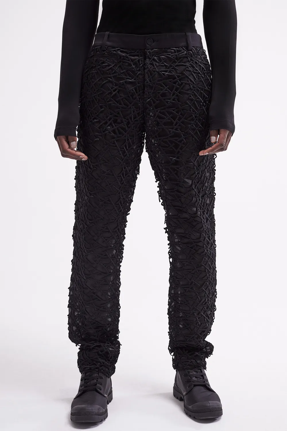 French Deal Spider pantalon laine homme