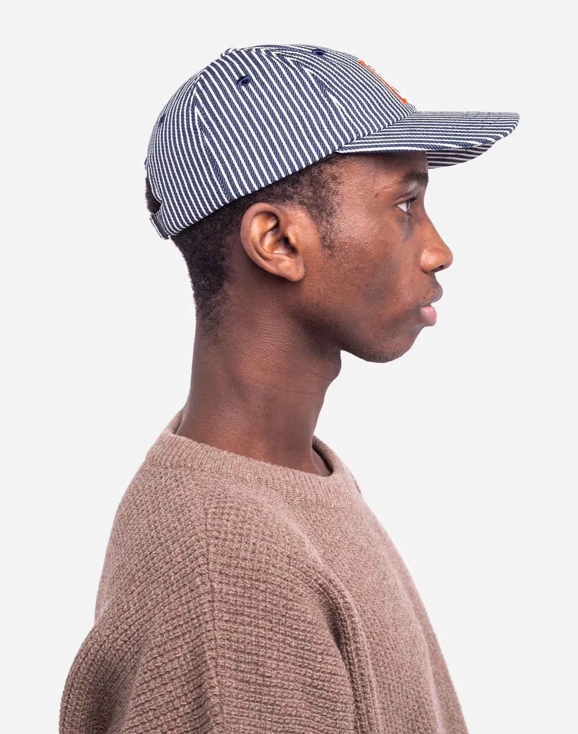 OLOW Bud casquette six panel coton rayé