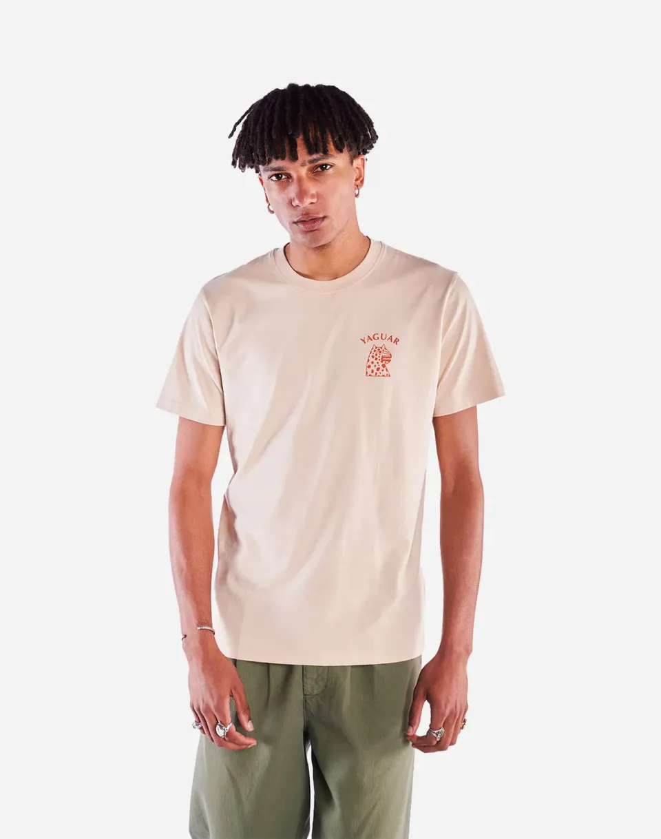 OLOW Yaguar t-shirt creme imprime