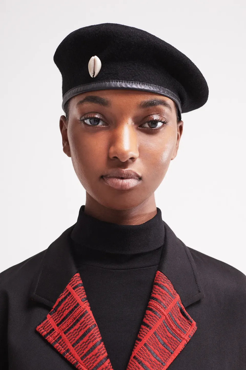 French Deal Kodjia béret 1 cauri laine noire