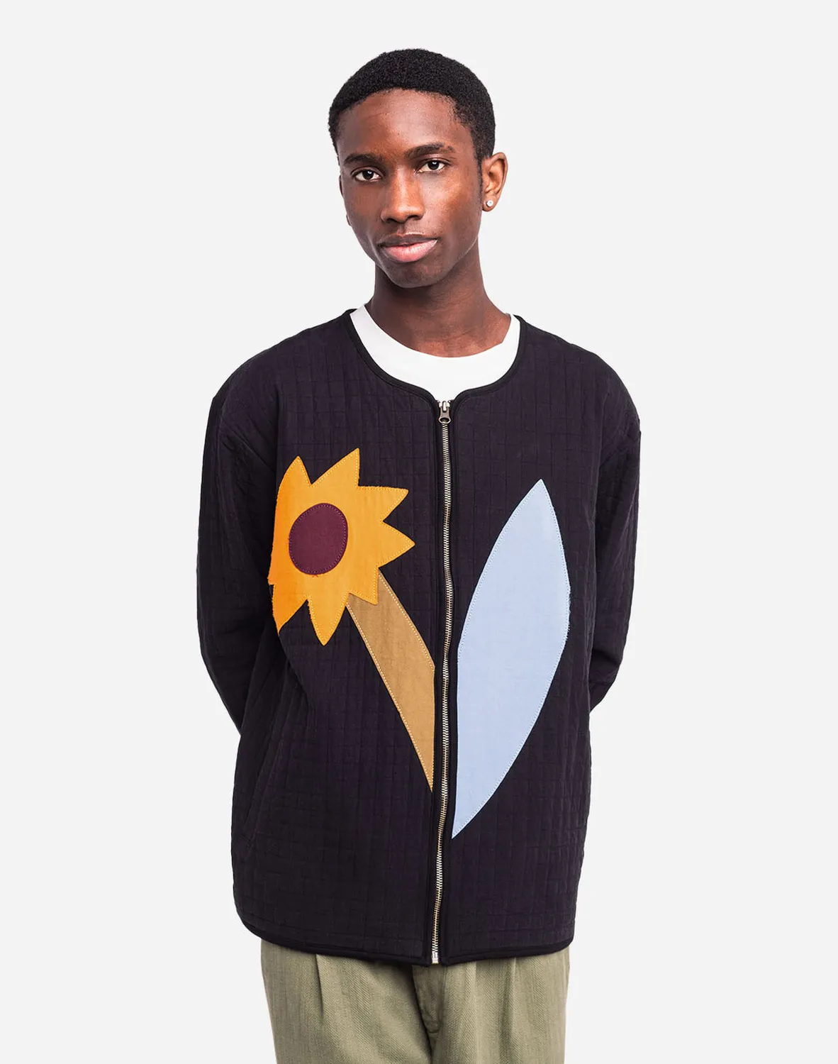 OLOW Ostara sweat zippé noir matelassé