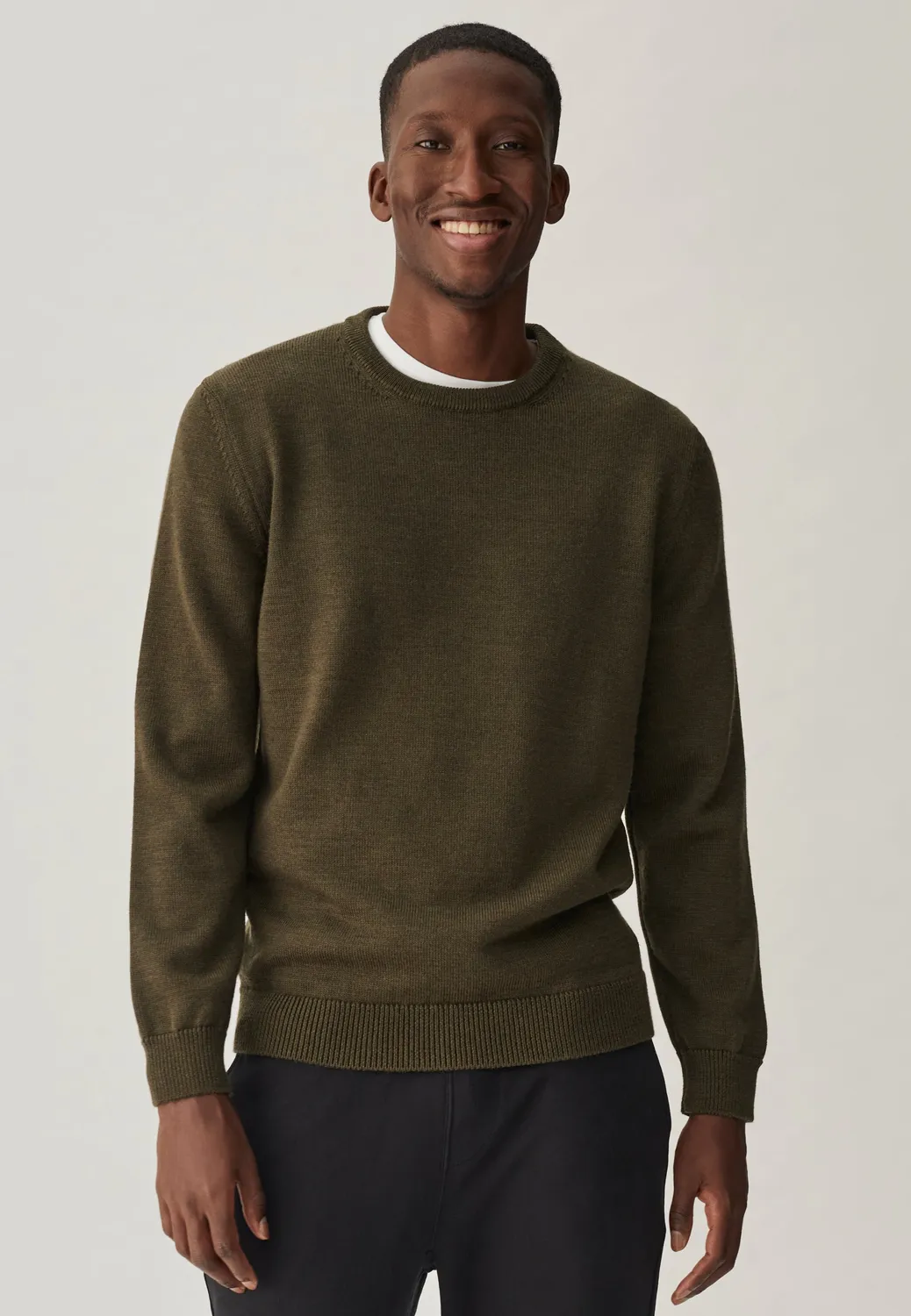 Loom pull épais laine mérinos hiver
