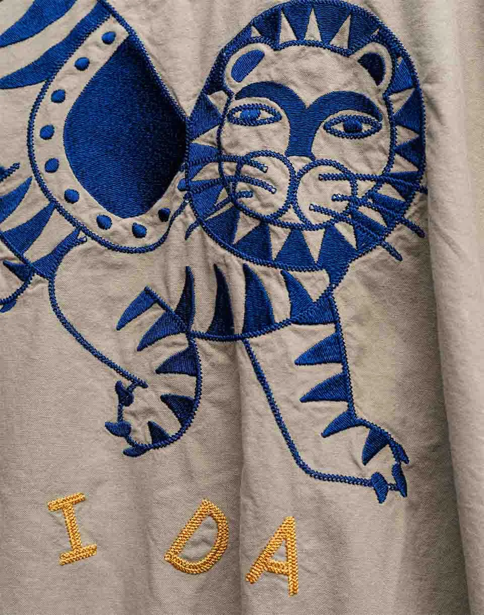 OLOW Pura Vida blouson argile broderie dos
