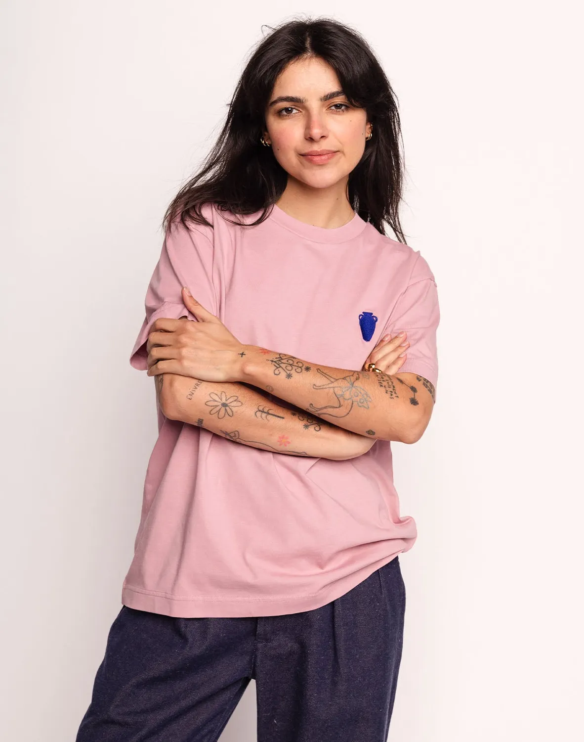 OLOW Melody t-shirt rose lila coton bio