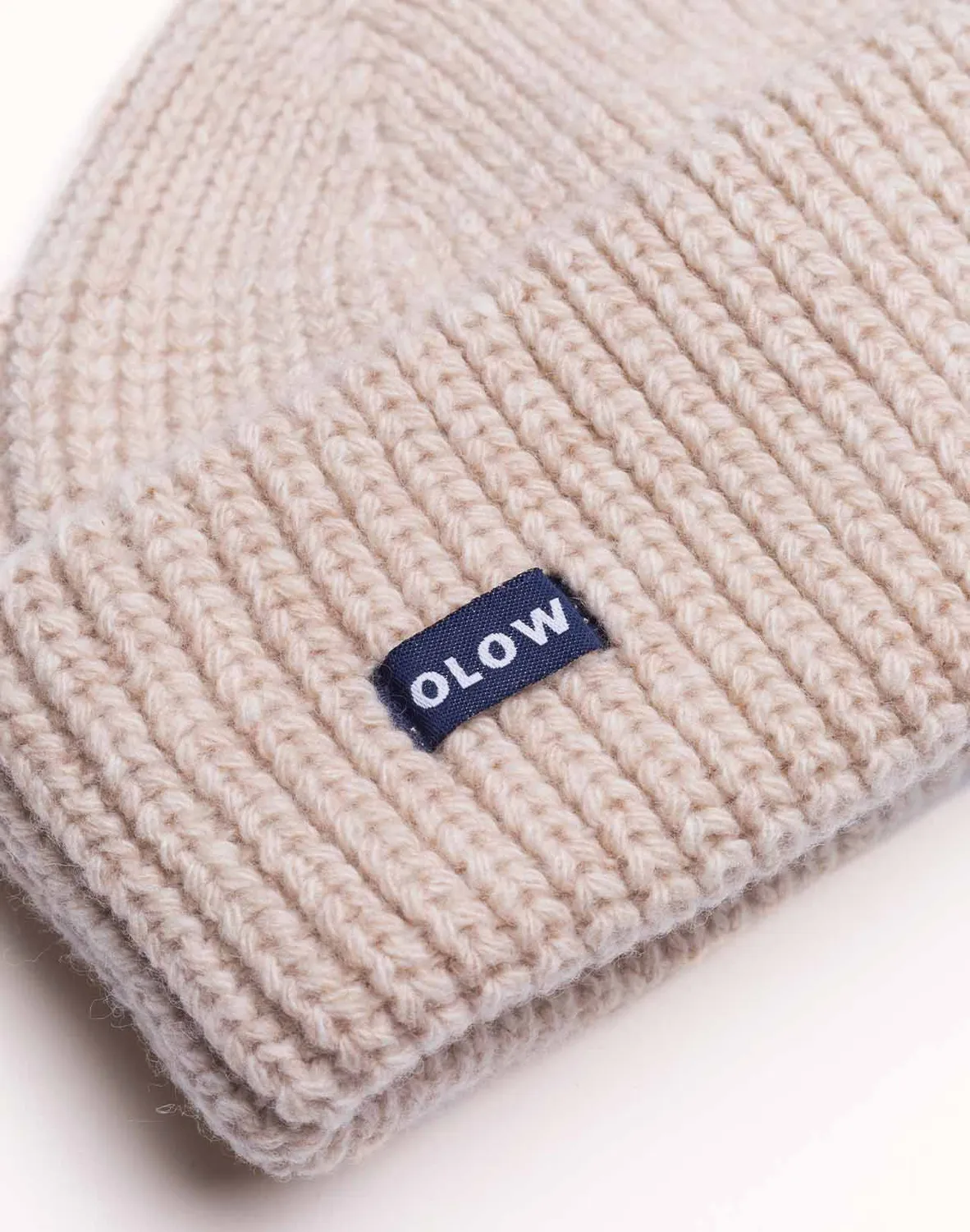 Olow Laban bonnet écru docker laine mérinos