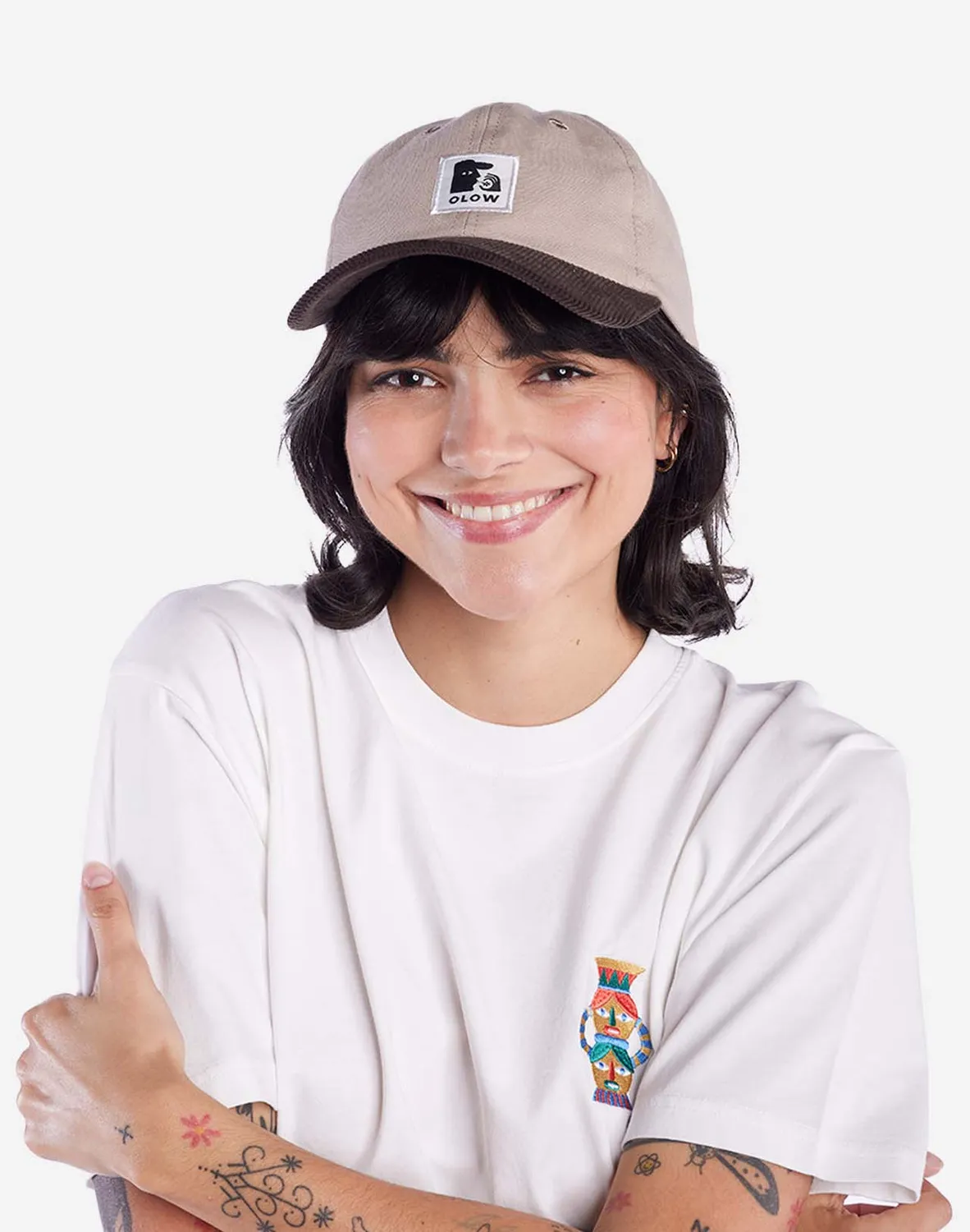 OLOW Stanton casquette beige toile coton bio