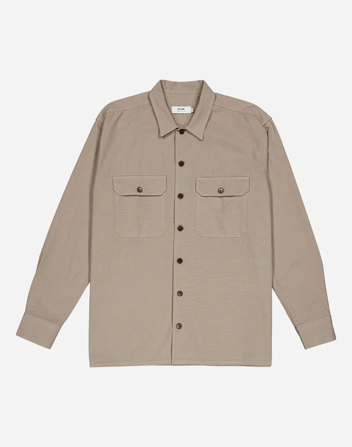 OLOW Décré Nelder chemise beige coton bio