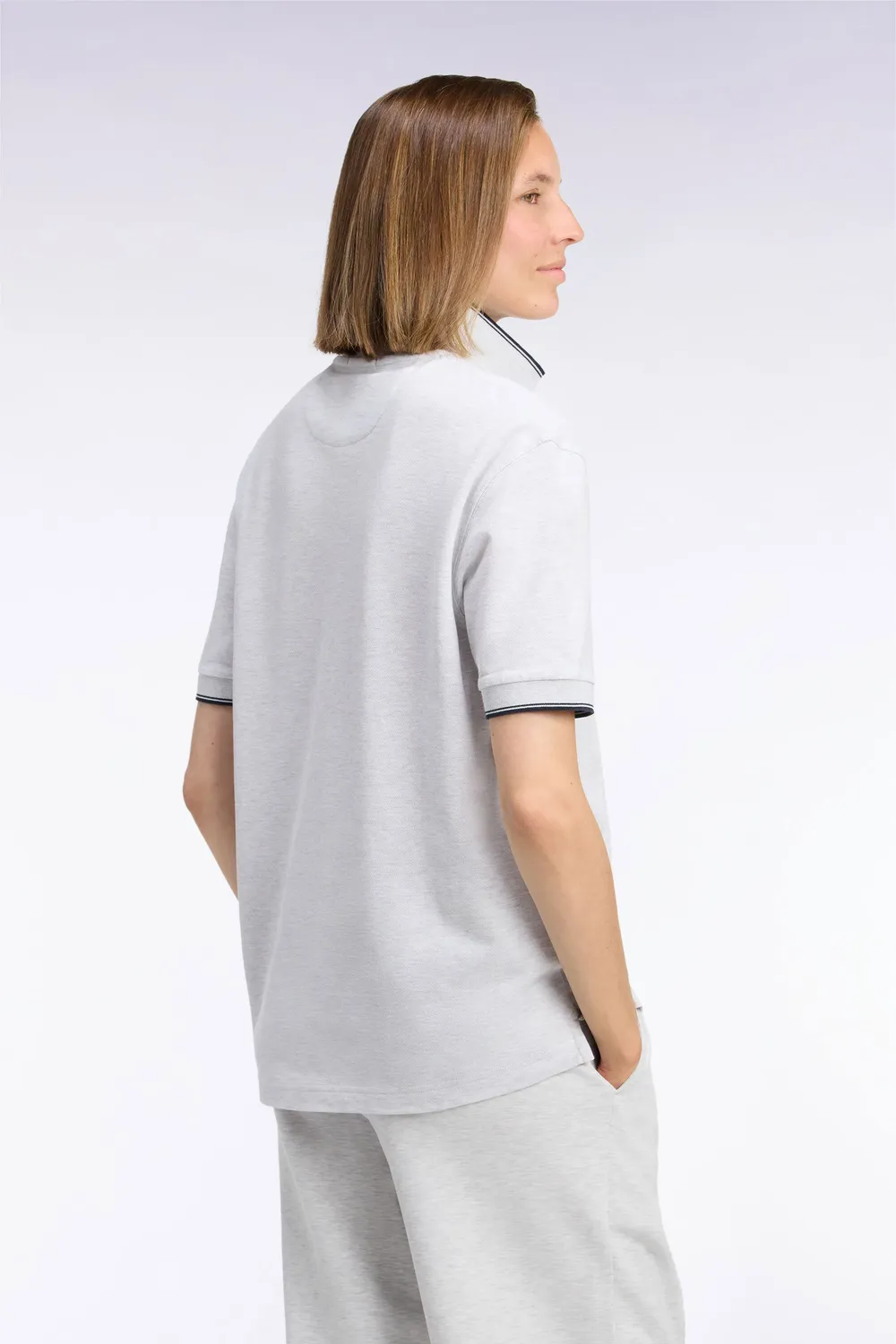 Eden Park Rugby Heritage H26MAIPC0038 polo gris coton