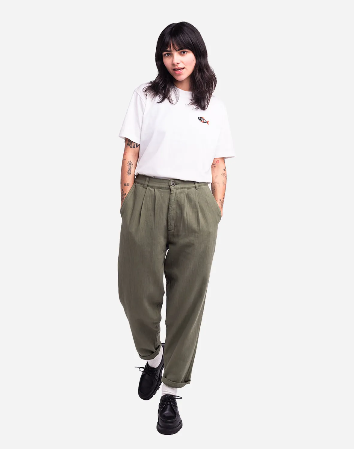 OLOW Swing pantalon kaki toile France