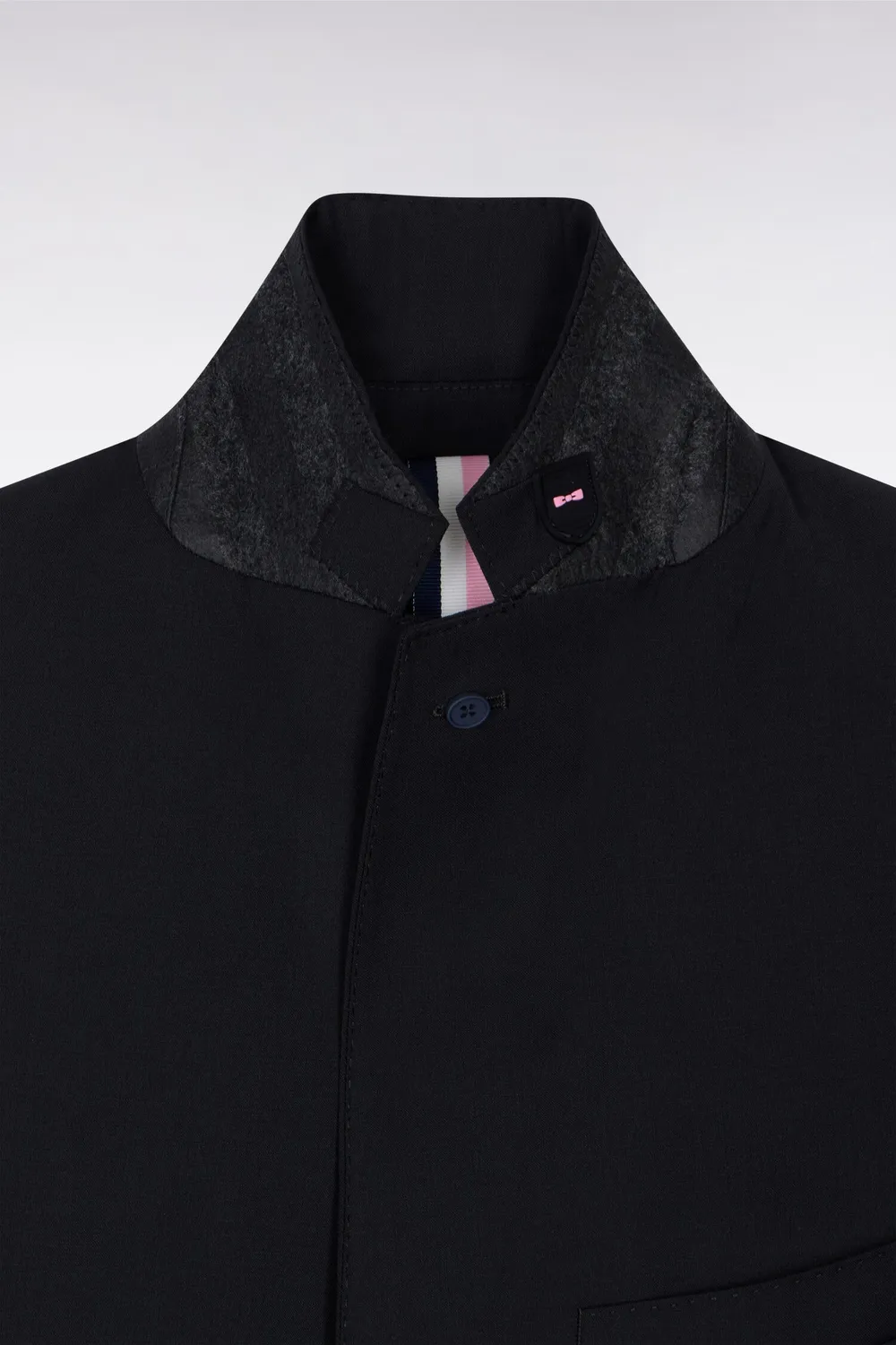 Eden Park PPJAK22E0002 blazer noir Modern Fit stretch