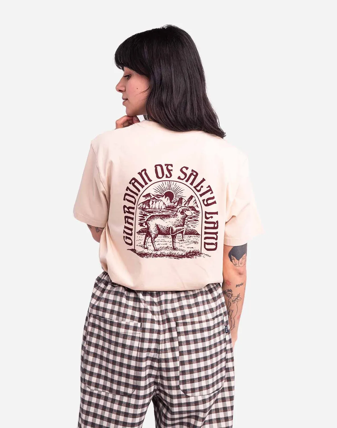 OLOW Guardian t-shirt coton bio crème