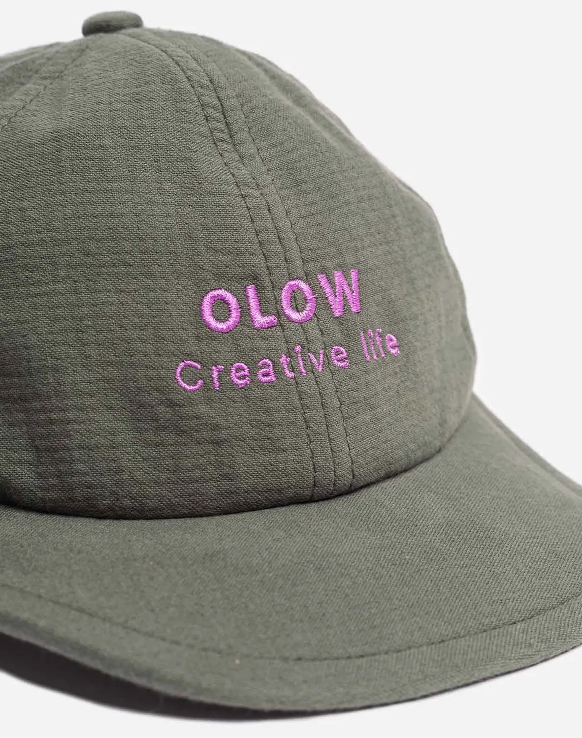 OLOW Creative Life casquette kaki coton