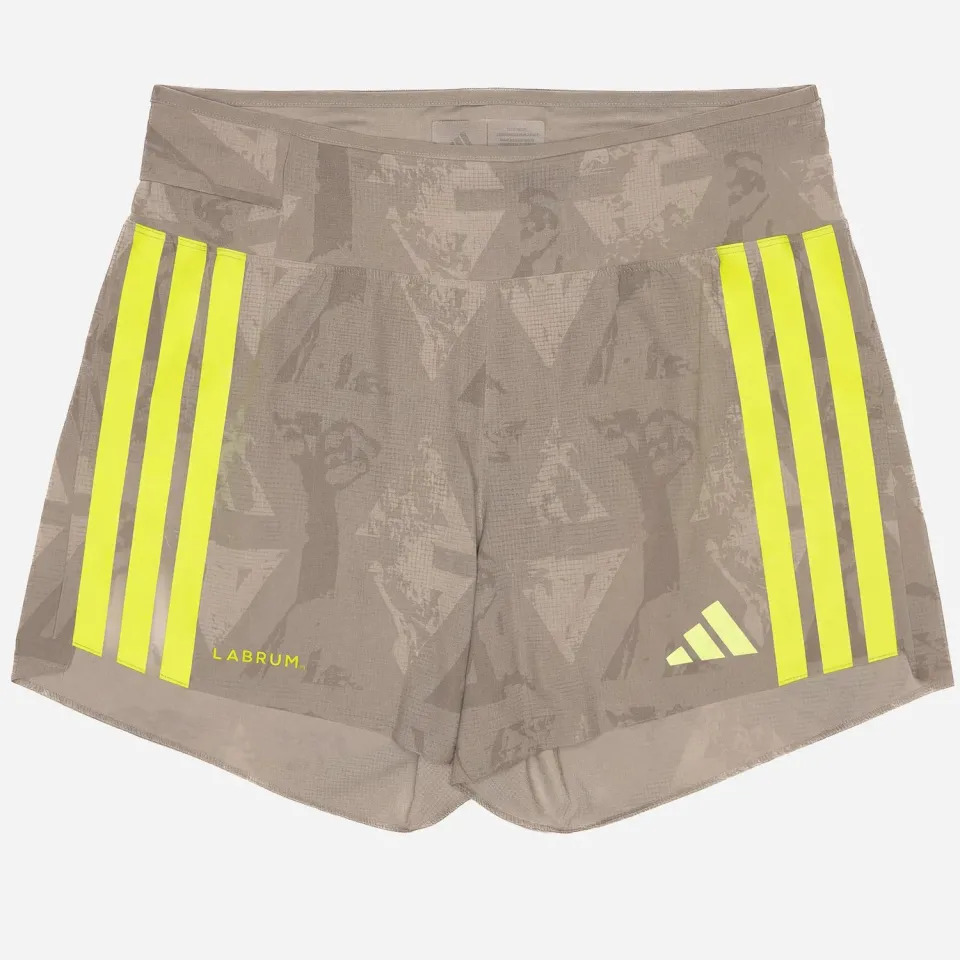 Labrum x Adizero Gel short homme argent poche zip
