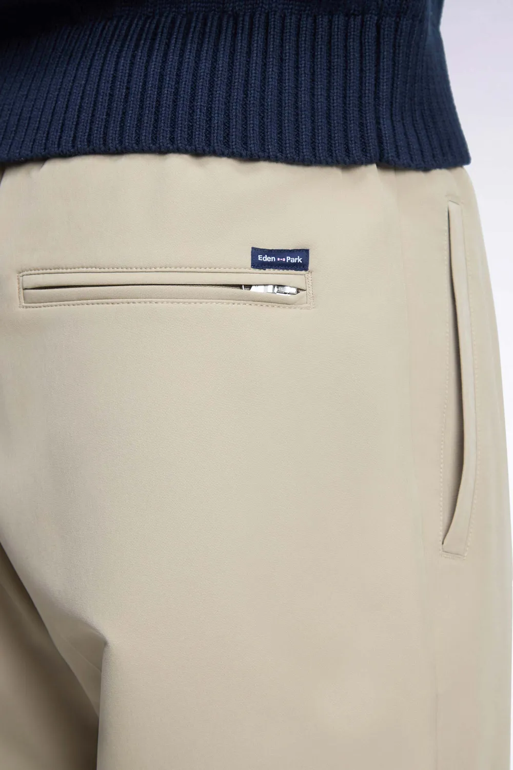 Eden Park Legend pantalon nylon stretch beige Modern